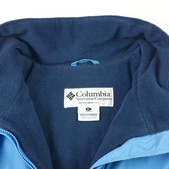Columbia Ski Winter Jacket Women’s XL Blue White - Picture 6 of 6